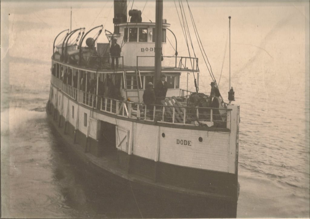 Old steam ship